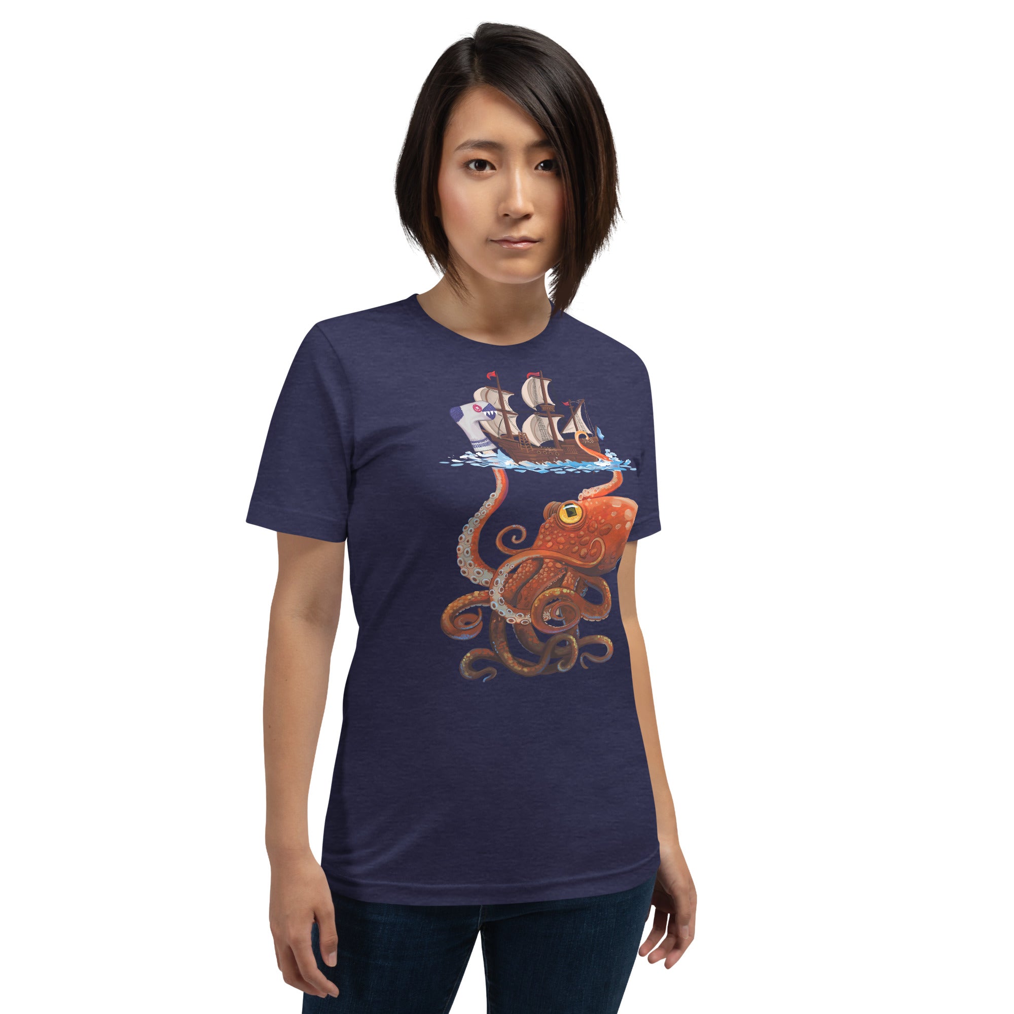 Clever Diversion (The Kraken with the Sock Puppet) Unisex t-shirt