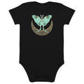 Luna Moth Organic cotton baby bodysuit