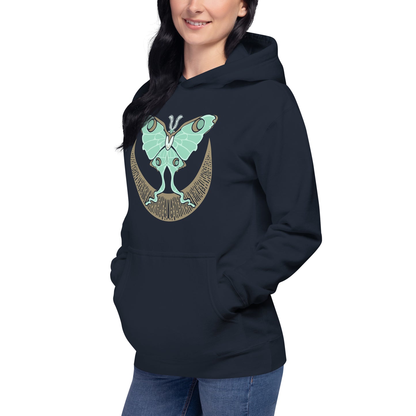 Luna Moth Unisex Hoodie