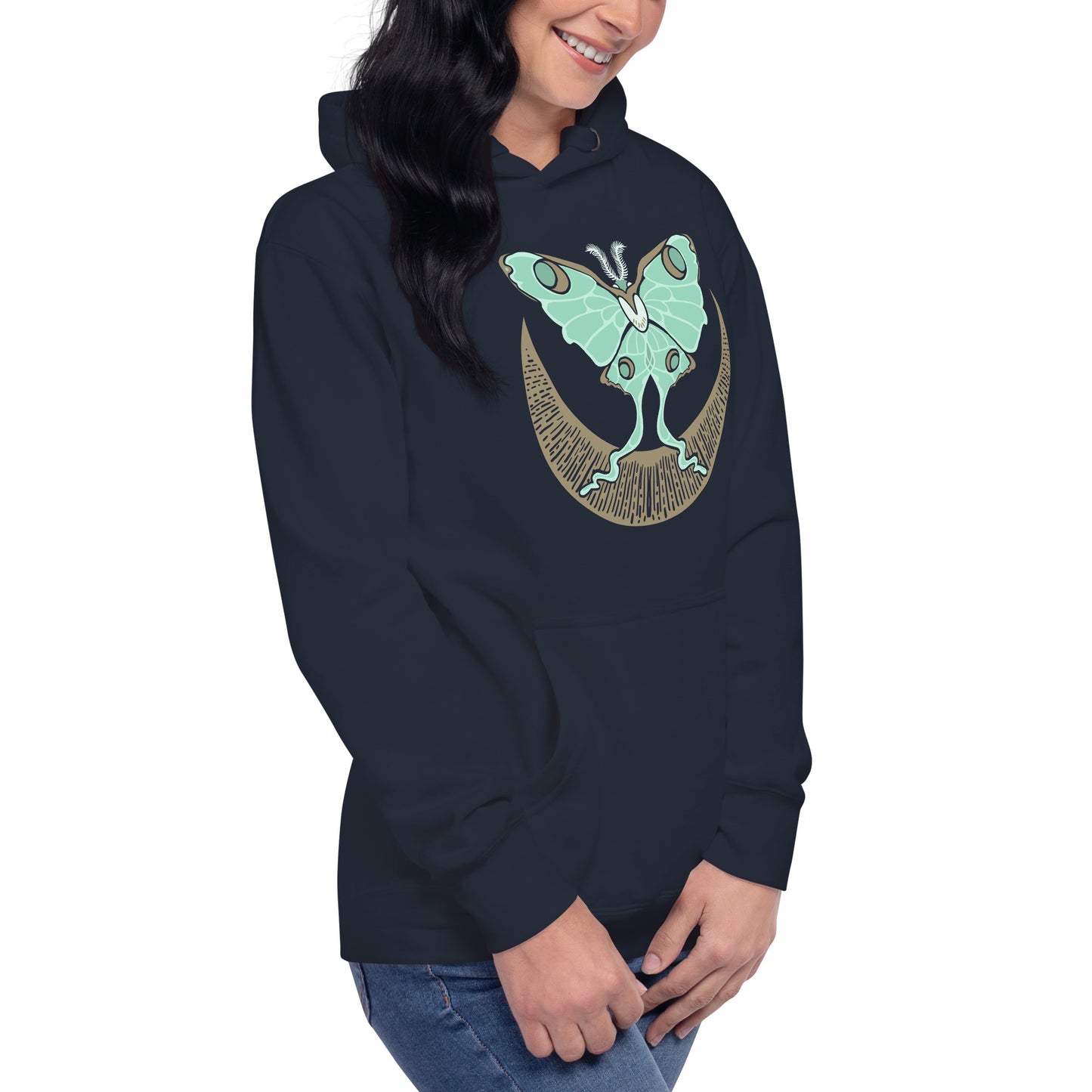 Luna Moth Unisex Hoodie