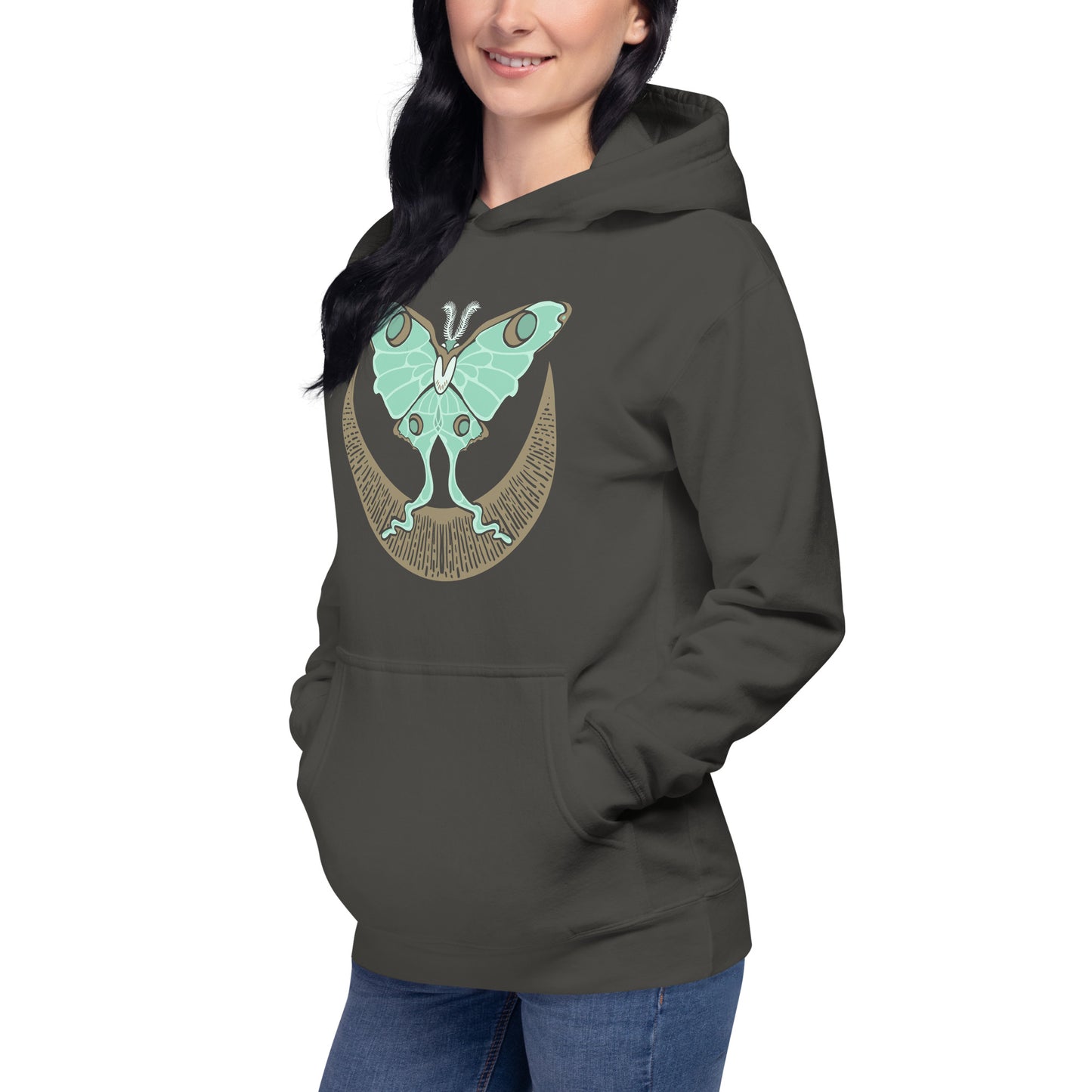 Luna Moth Unisex Hoodie