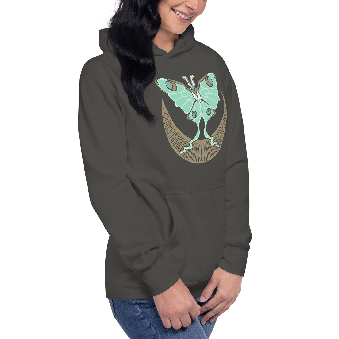 Luna Moth Unisex Hoodie