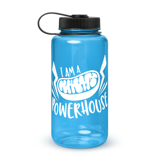 I am A Powerhouse Mitochondria Wide mouth plastic water bottle