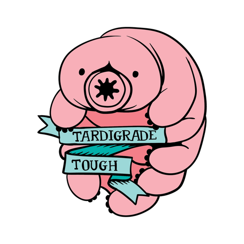Tardigrade Tough Die Cut Stickers