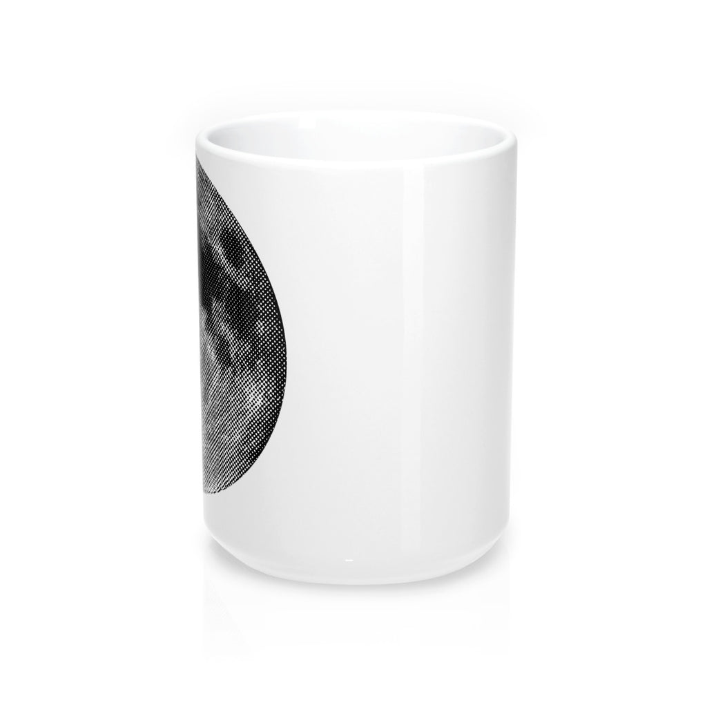 Halftone Moon Mug 15oz