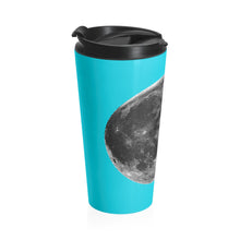 Halftone Moon Stainless Steel Travel Mug