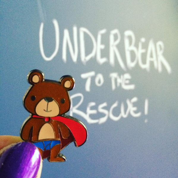 Underbear Enamel Pin