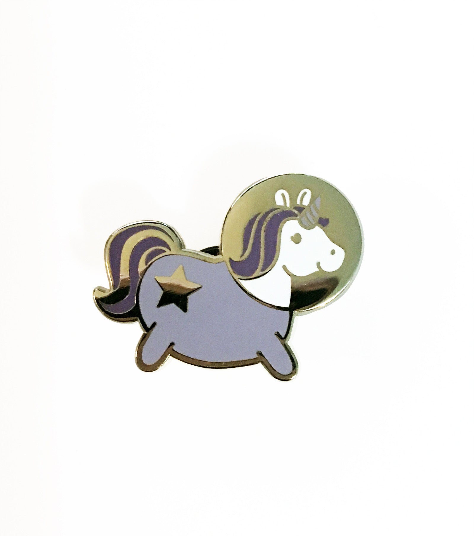 Astronaut Space Unicorn Enamel Pin