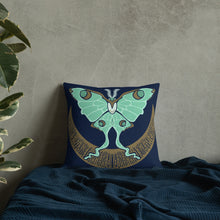 Luna Moth Premium Pillow