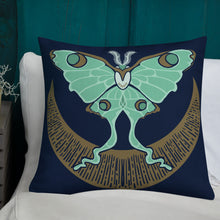 Luna Moth Premium Pillow