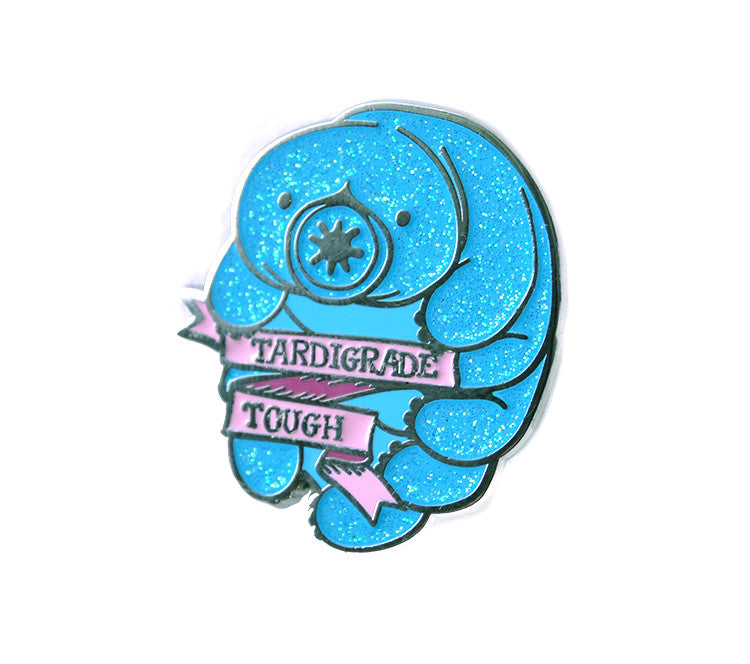 Tardigrade Tough Enamel Pin