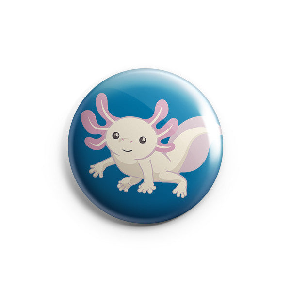 Axolotl 1.25" pinback button