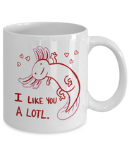 Funny Axolotl Valentine Mug Gift for Wife Girlfriend Boyfriend Husband Fiance