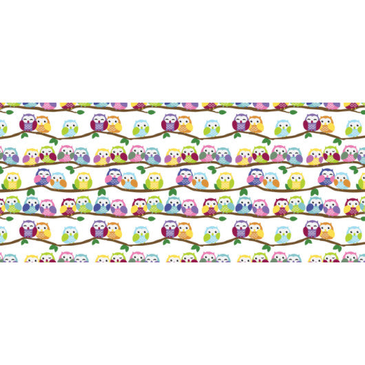 Colorful Owls on Branches Coffee Mug  - Sharptooth Snail
