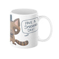Dapper Raccoon Coffee Mug 11oz - Sharptooth Snail