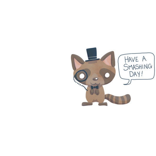 Dapper Raccoon Coffee Mug  - Sharptooth Snail
