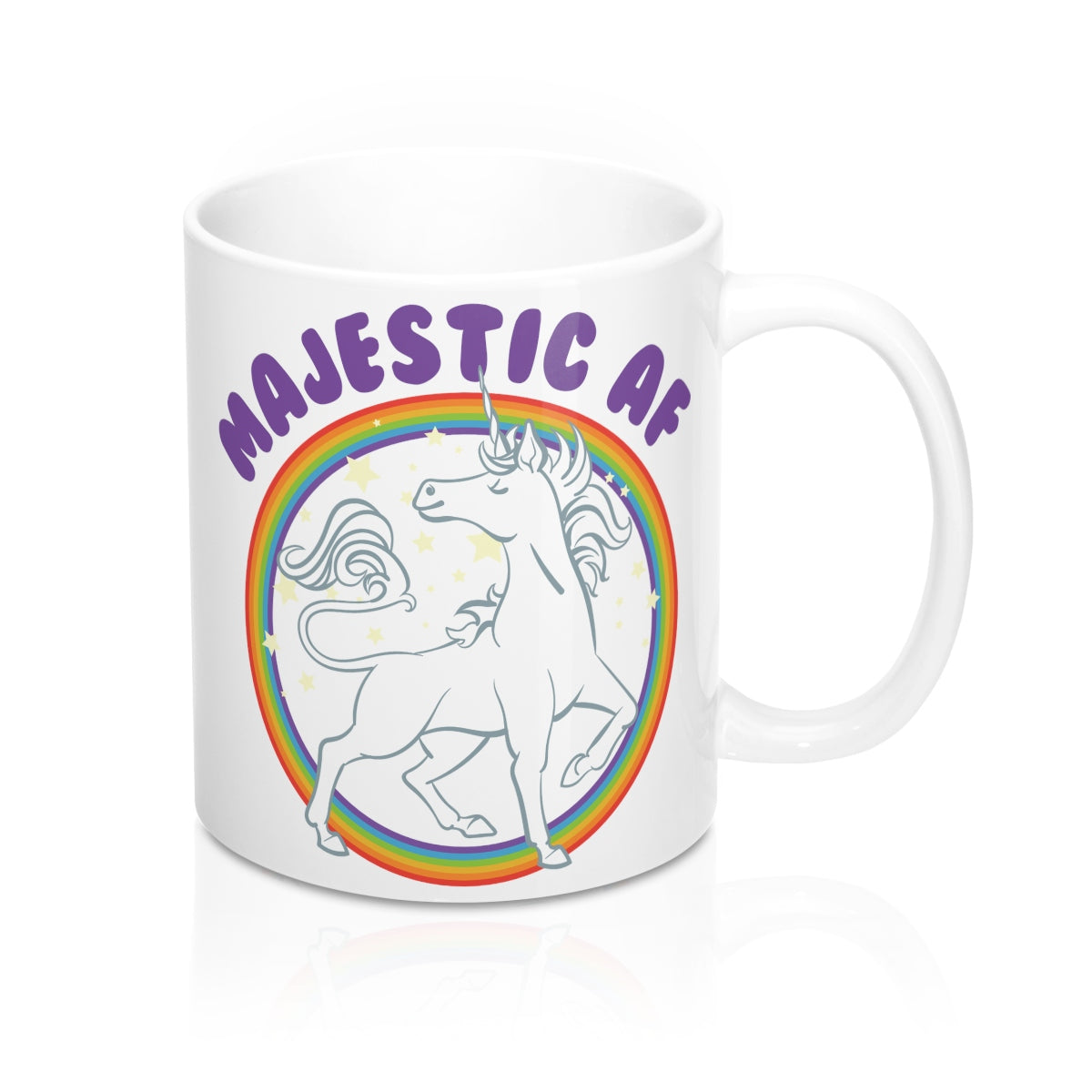 Majestic AF Unicorn Mug 11oz