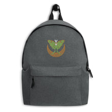 Luna Moth Embroidered Backpack