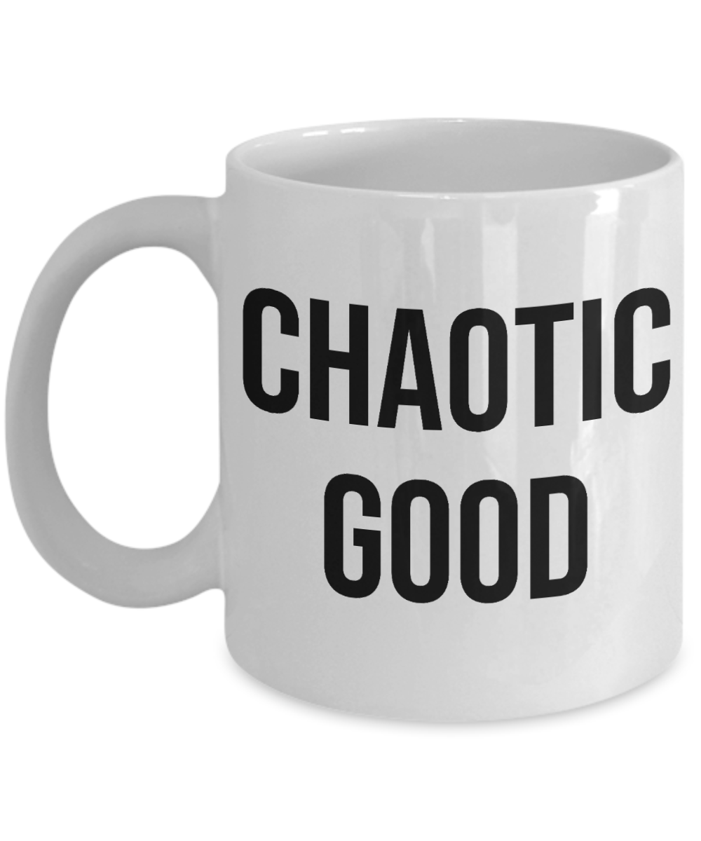 Alignment Mug Tabletop Gaming RPG Game Gamer Chaotic Good