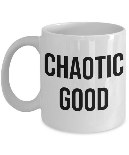 Alignment Mug Tabletop Gaming RPG Game Gamer Chaotic Good