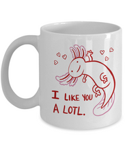 Funny Axolotl Valentine Mug Gift for Wife Girlfriend Boyfriend Husband Fiance