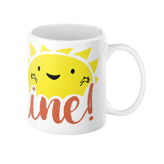 Good Morning Sunshine Coffee Mug  Sharptooth Snail
