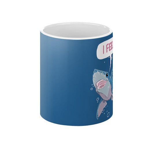Great White Shark Feels Great! Coffee Mug 11oz - Sharptooth Snail