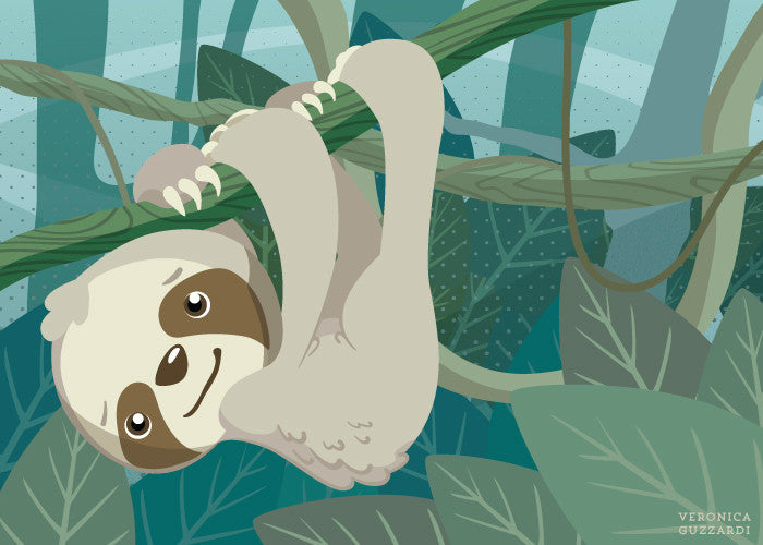 Hang In There, Little Sloth Digital Download