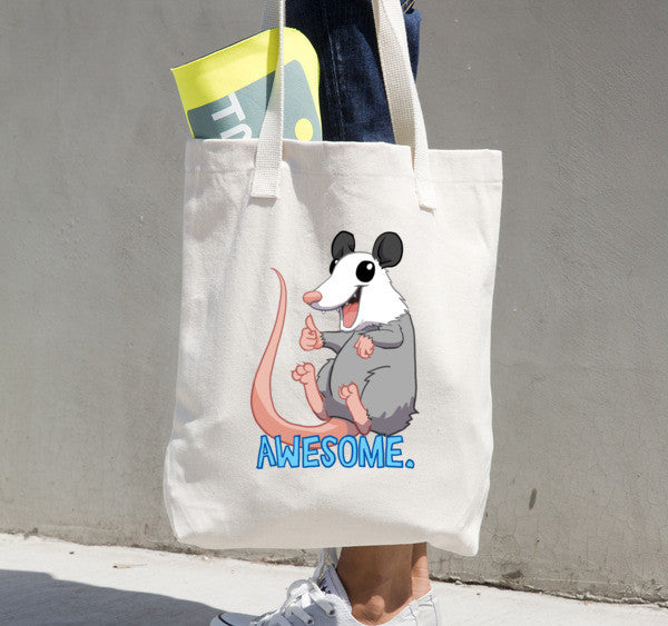 Awesome Possum Tote bag