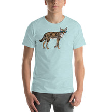 Cool Coyote with Sunglasses Short sleeve men's t-shirt