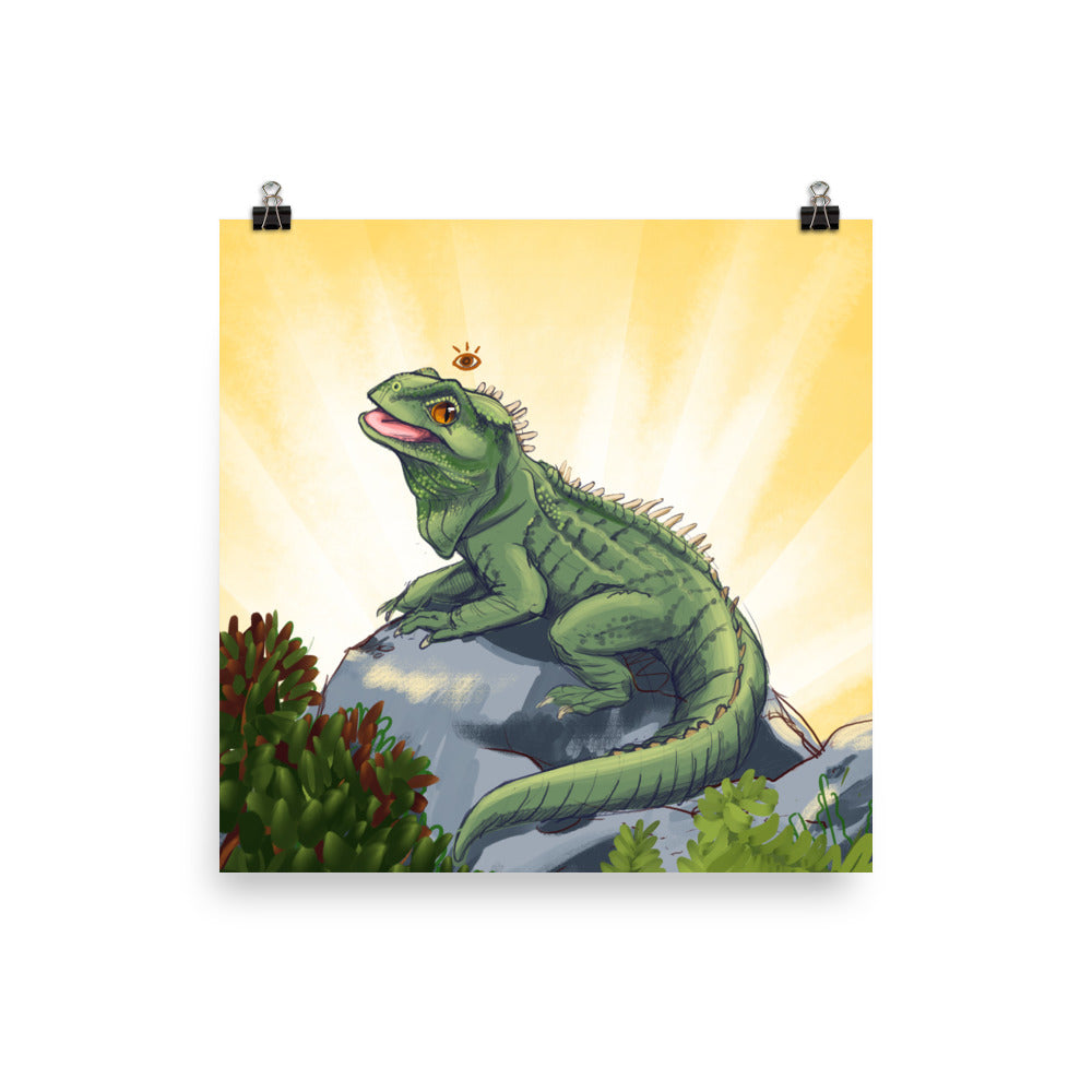 Magnificent Tuatara Print