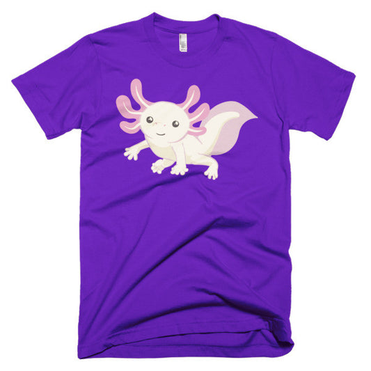 Cute Axolotl Short sleeve unisex t-shirt