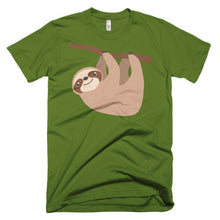 Cute Sloth on a Branch Short sleeve men's t-shirt