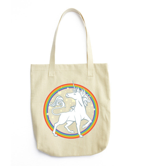 Starry Rainbow Unicorn Tote bag