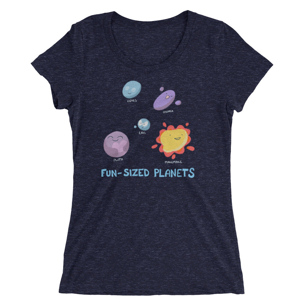 Fun-Sized Planets Ladies' short sleeve t-shirt