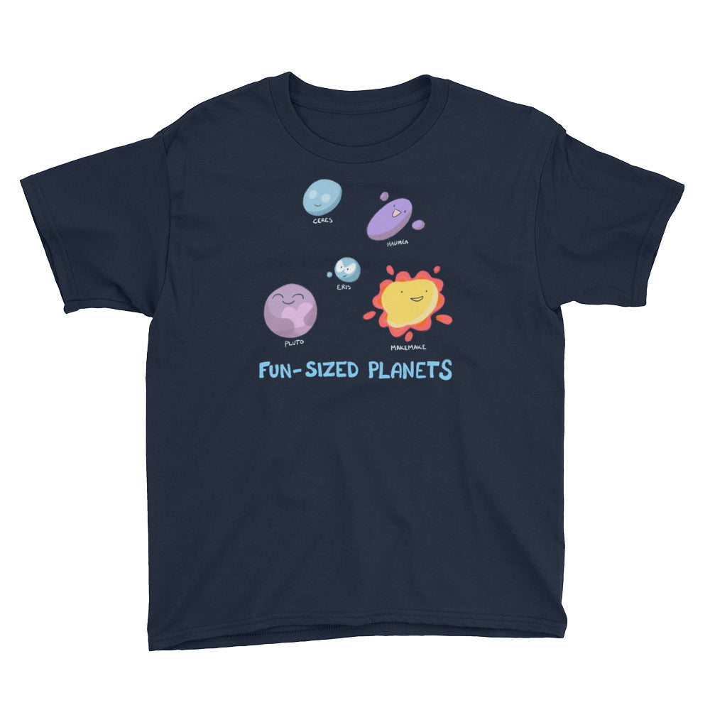 Fun-Sized Planets Youth Short Sleeve T-Shirt