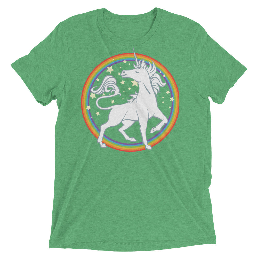 Sparkly Rainbow Unicorn Short sleeve men's t-shirt