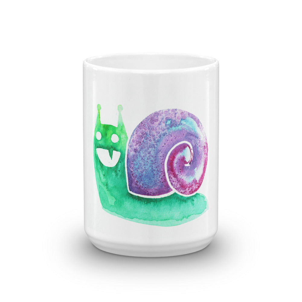 Sharptooth Snail Watercolor Coffee Mug