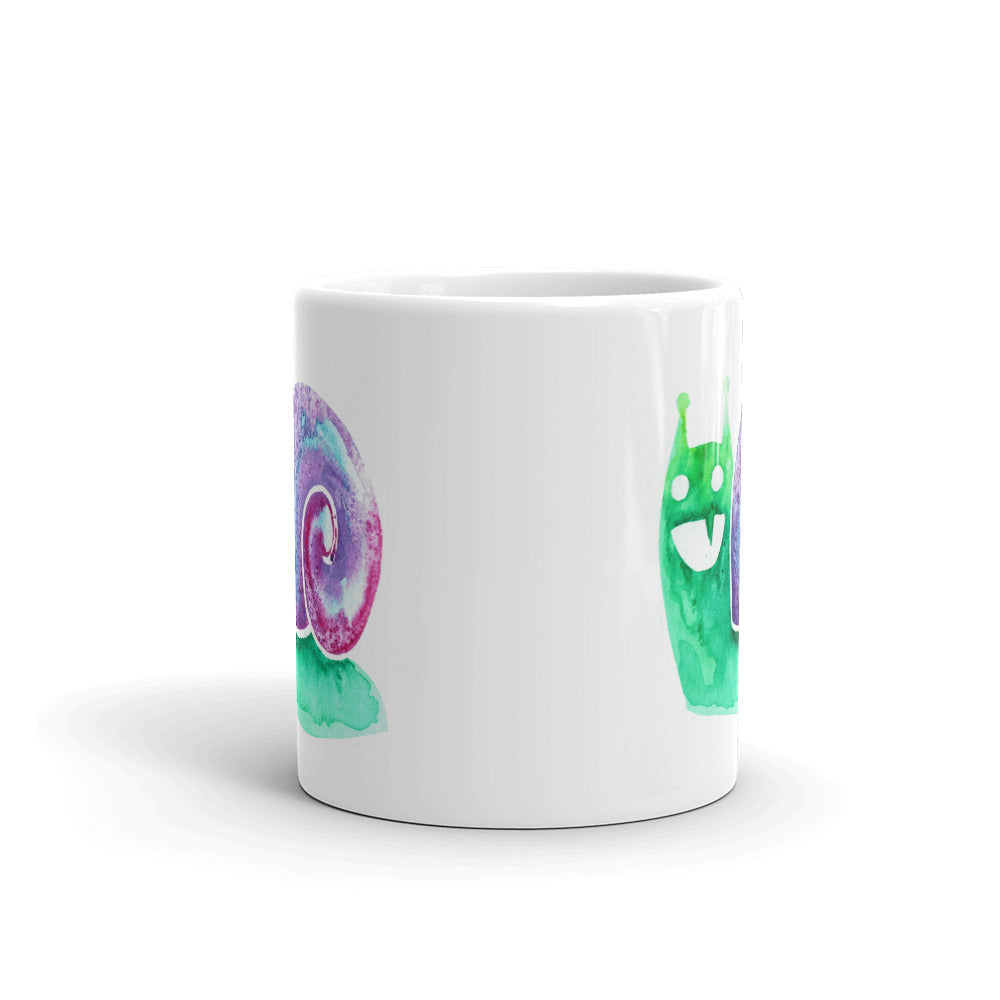 Sharptooth Snail Watercolor Coffee Mug