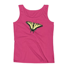 Yellow Swallowtail Butterfly Ladies' Tank