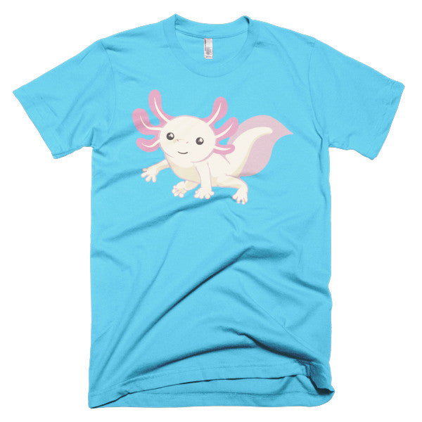 Cute Axolotl Short sleeve unisex t-shirt