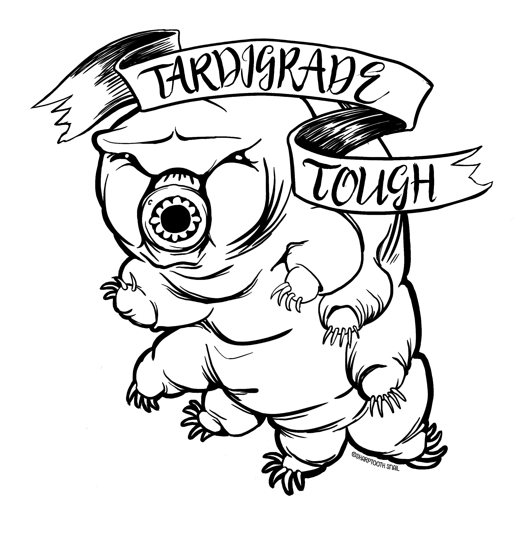 Tardigrade Tough Temporary Tattoo