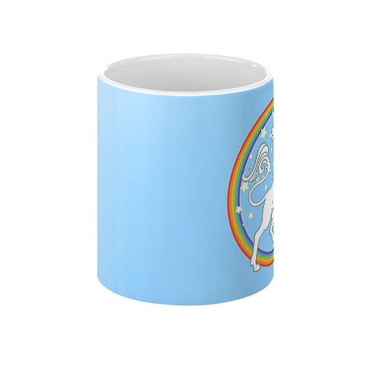 Sparkly Rainbow Unicorn Coffee Mug 11oz - Sharptooth Snail