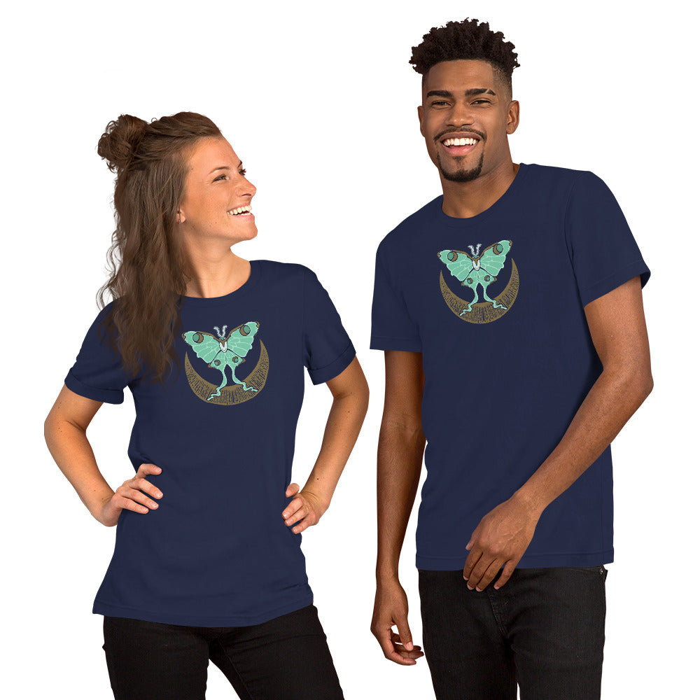 Luna Moth Short-Sleeve Unisex T-Shirt