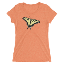 Western Tiger Swallowtail Butterfly Short sleeve women's t-shirt
